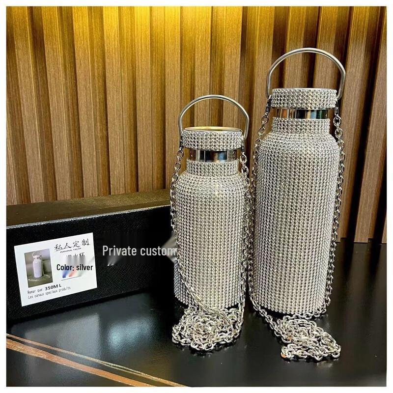 

Diamond Studded Portable Water Bottle