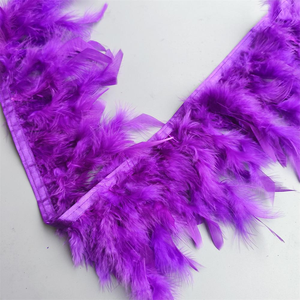 Turkey Feather Trim for Stage Costumes and DIY Decorations