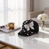 Butterfly Glitter Baseball Cap With Adjustable Strap For Fashionable Women 2024