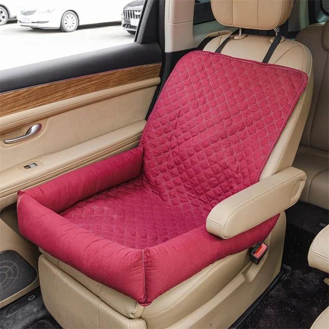 1Pc Waterproof Dog Car Seat Cover Nest Pets Travel Carrying Car Mat Baskets Anti Dirty Cats Medium Small Dogs Bed For Car Seat