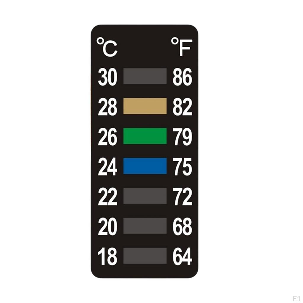10 Adet Yapışkanlı Termometre Şeritleri Evde Bira Yapımı Ekmek Fermantasyonu Fırıncılık