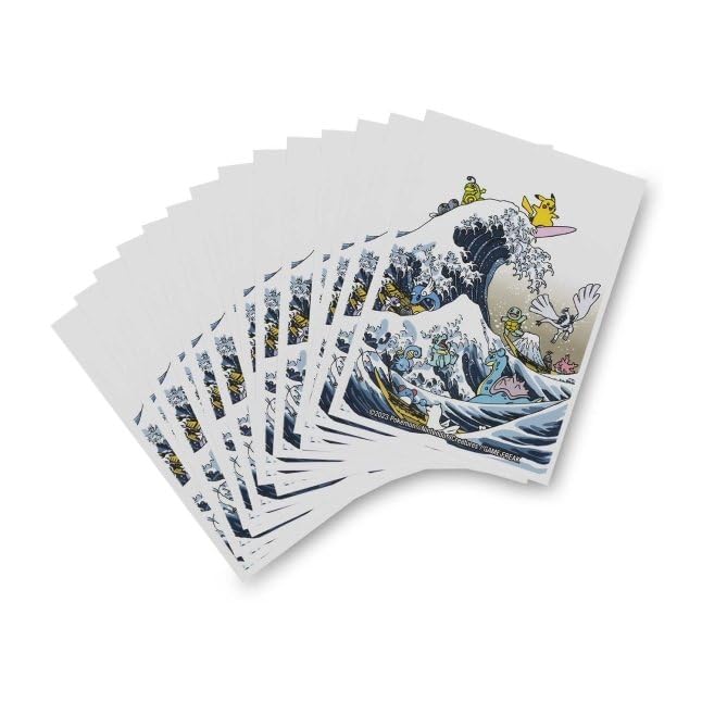 

Pokemon Pokemon TCG Big Wave Pikachu Friends Card Sleeves Center & (65 pieces)