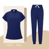 Women's V-Neck Scrub Suit - Cross-Border Nurse & Doctor Workwear Fashion