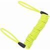 VGEBY Motorcycle Reminder Cable, Bike Alarm Disc Lock Antitheft Security Spring Reminder Coil Cable (Color : Yellow)