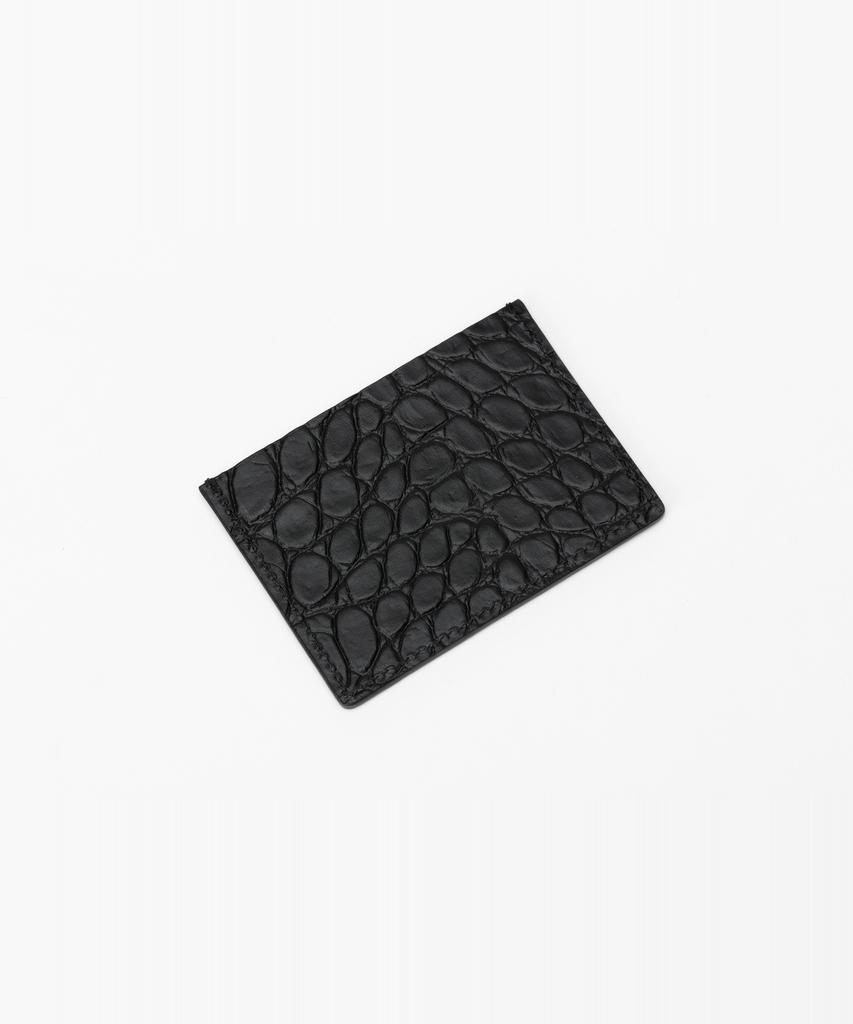 Bedford11Th Wave Pocket Card Case [Cowhide Crocodile Embossed 4 Colors]
