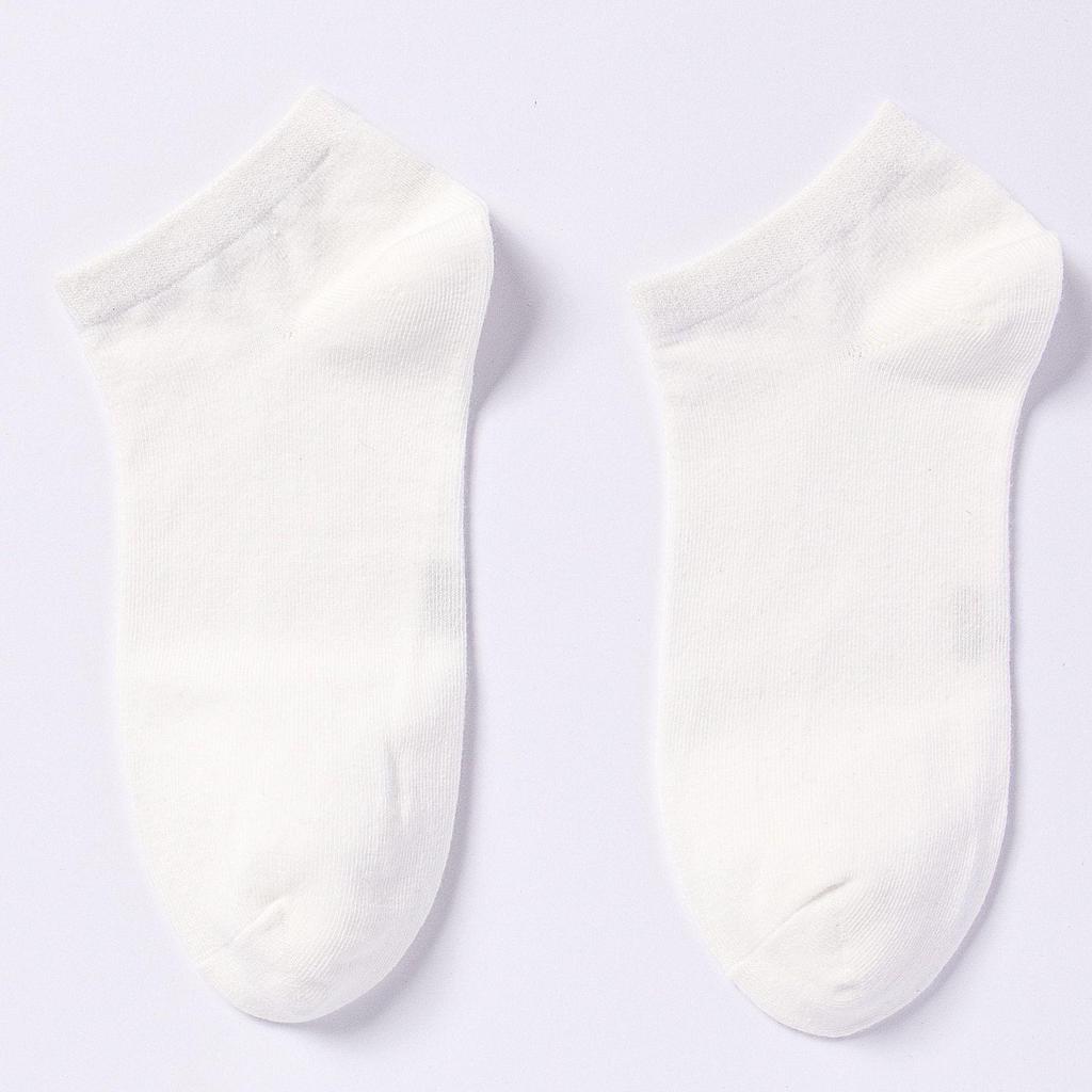 Women's Summer Cotton Candy Color Low-Cut Antibacterial Socks