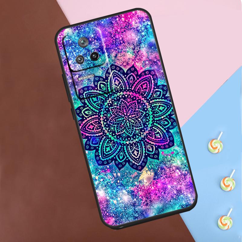 Flowers Mandala Floral Case For Xiaomi POCO M6 Pro X3 X5 X6 Pro F3 F5 M5s Mi 14 Pro 13 13T 11T 12T 12 Lite Cover