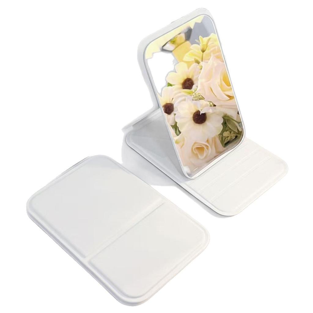 Kadınlar İçin Kompakt Seyahat Dostu Makyaj Aynası - Taşınabilir, Katlanabilir, Cep Boyutu