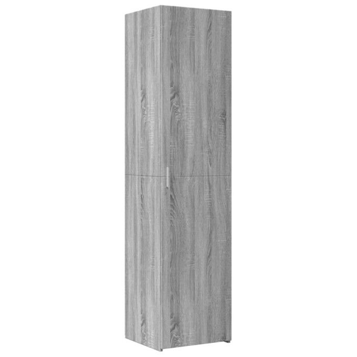VidaXL Highboard Sonoma Grey 45x42.5x185 Cm Engineered Wood, Sideboard, Storage Cabinet, Side Panel, Cabinet, 3281411