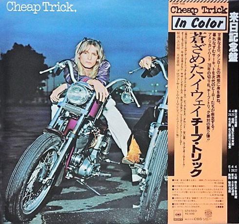LP Record CHEAP TRICK - In Color 25AP728 EPIC 1977 Japan Obi Rock Used