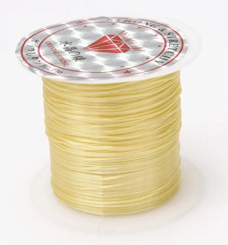 

100m/roll Transparent Elastic Beading Thread Jewelry Making DIY Beading Cords Wristband Bracelet Necklace Anklet Elastic Thread 393inch