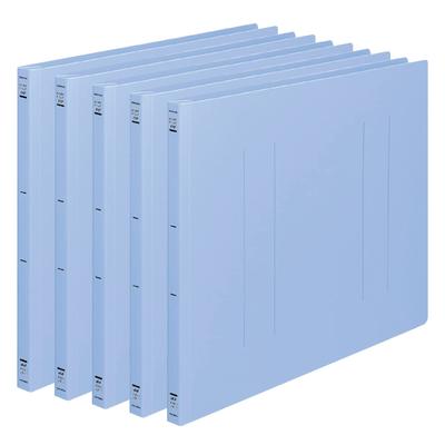 Kokuyo Pasta Arquivo Pasta Plana A3 Horizontal Capacidade 150 Folhas Azul Conjunto de 5 Tipo E F-H48BX5