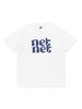 NET SOCIAL CLUB Net Net Logo Tee (White)