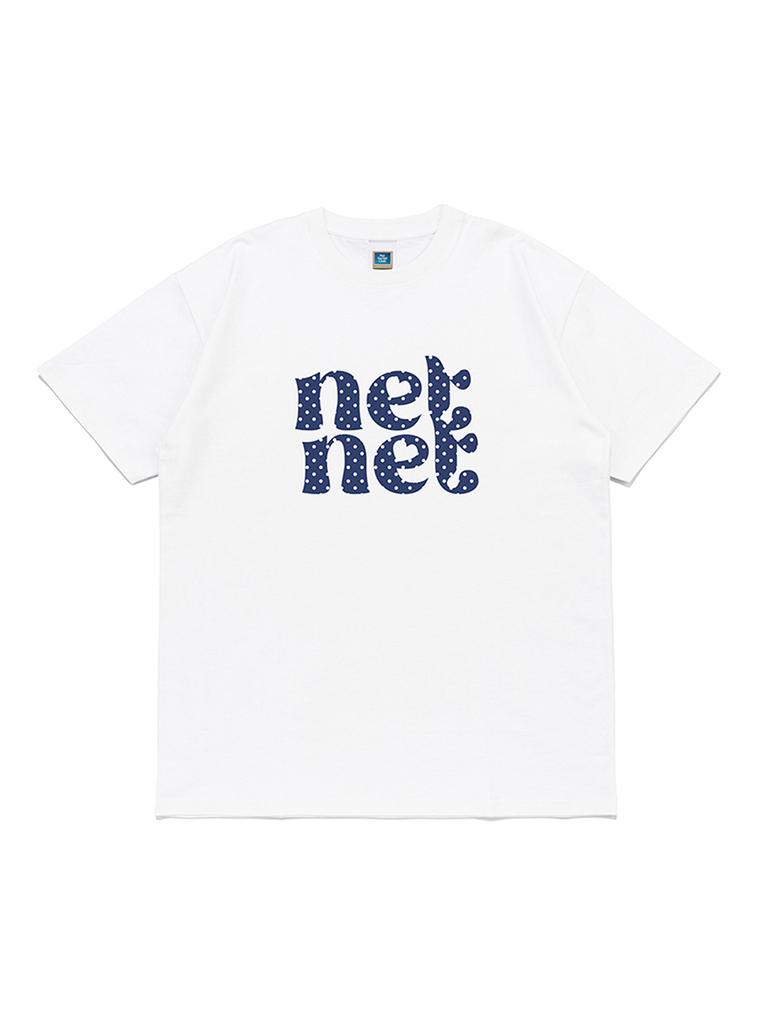NET SOCIAL CLUB Net Net Logo Tee (White)