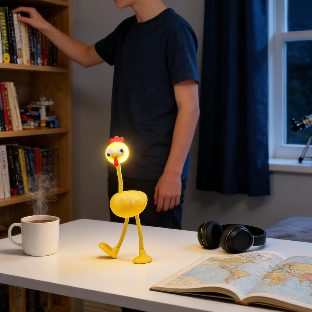 Welpen-Silikon-Nachtlicht, weiches Licht, Einstellung, Pat-Timer, Schlaf-Nachttischlampe, US-Ladefernbedienung, buntes Atemlicht