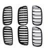 Front Bumper Grille for BMW X3 E83 2007 2008 2009 2010 Front Bumper Kidney Grille Grill Mesh Double Line 51113420087