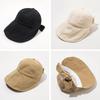 Travel Women Girl Anti-UV Soft Big Wide Brim Bows Bucket Hat Baseball Cap Sun Visor Hats Sun Hat
