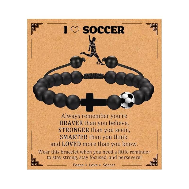 JYL TS Bracelet Sports  Ball Beads Charm Boosts Athletic Luck & Endurance