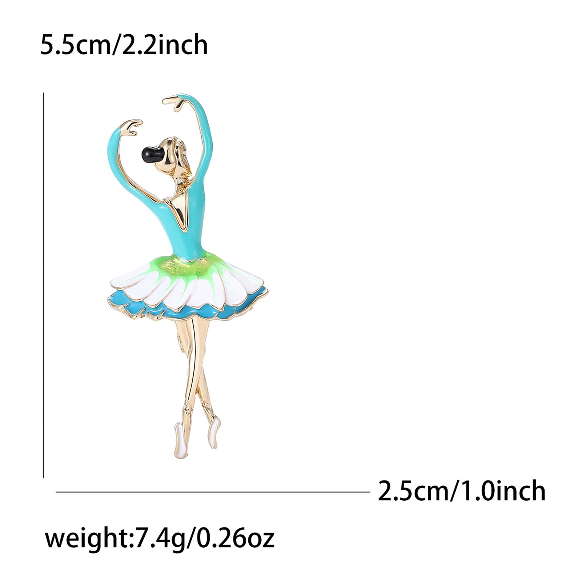 

Темпераментный сплав эмаль брошь балетная девочка мода универсальная женская одежда корсаж украшение булавка