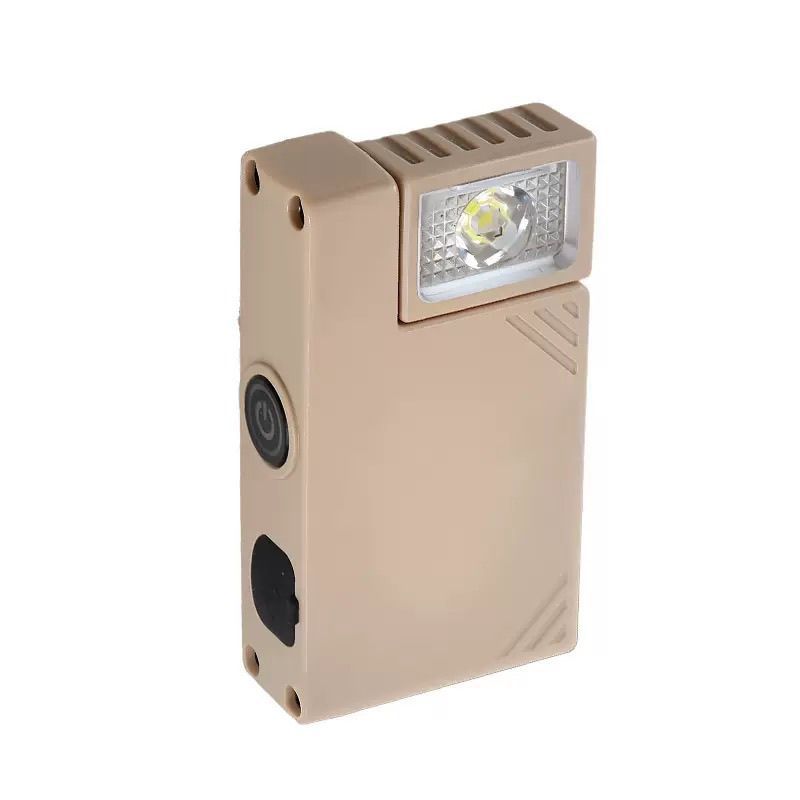 C9 Portable Mini Flashlight with High Brightness, Adjustable Angle, Rechargeable, Multifunctional Red and Blue Warning Outdoor Work Light