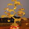 Household Rising Prosperity Fortune Tree Creative Ornament Money Tree Opening Housewarming Gift Golden Lucky Money Tree Decor