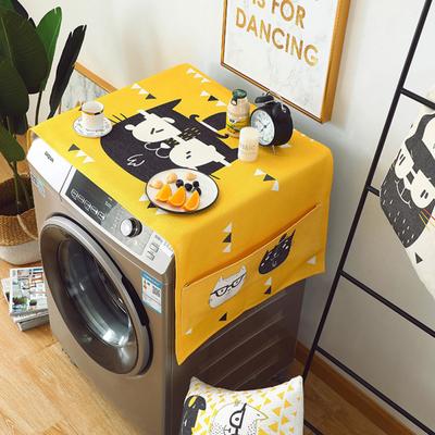 Cartoon Pattern Printing Dust Cover for Washing Machine Refrigerator