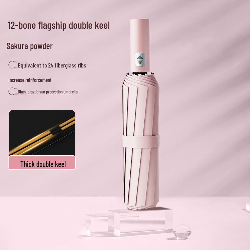 Fully Automatic Extra Large Folding Umbrella with Sunscreen, for Rain or Shine
