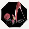 1 Stück Lippenstift-Regenschirm für High Heels – 8-Rippen verstärkt, tragbar, faltbar, für Reisen, geeignet für alle Jahreszeiten, Outdoor-Gebrauch – J324