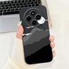 For Xiaomi Redmi 14c / Mi 14 Pro 14t Pro Case Liquid Silicone Soft TPU Back Cover Redmi14c Phone Funda Gothic Black Night Bumper