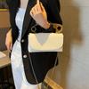 Metal Pin Design Women Crossbody Bags Fashion Pu Leather Female Purses And Handbags Chian Sling Bag Ladies Clutch Bag Bolsa