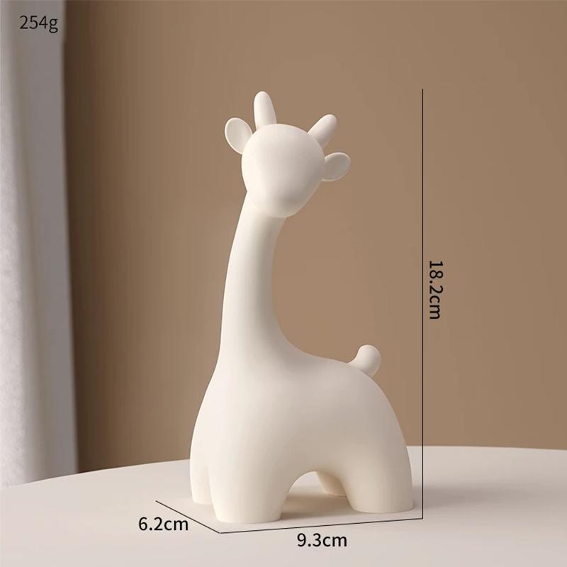 Nordische exquisite Hirschstatue, Wohnzimmer, Büro, Skulptur, Heimornamente, Zubehör, Figuren, Hochzeitsgeschenk, Desktop-Dekoration