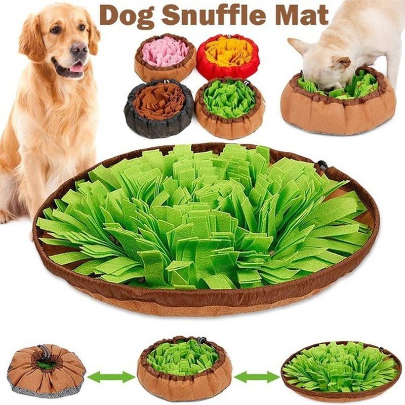 Köpek Snuffle Mat Evcil Hayvan Bulmaca Oyuncak Koklama Eğitim Pedi Aktivite Battaniyesi Köpek İçin Besleme Matı Stresi Azaltma