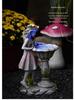 Outdoor Garden Fairy Angel Resin Solar Light Ornament