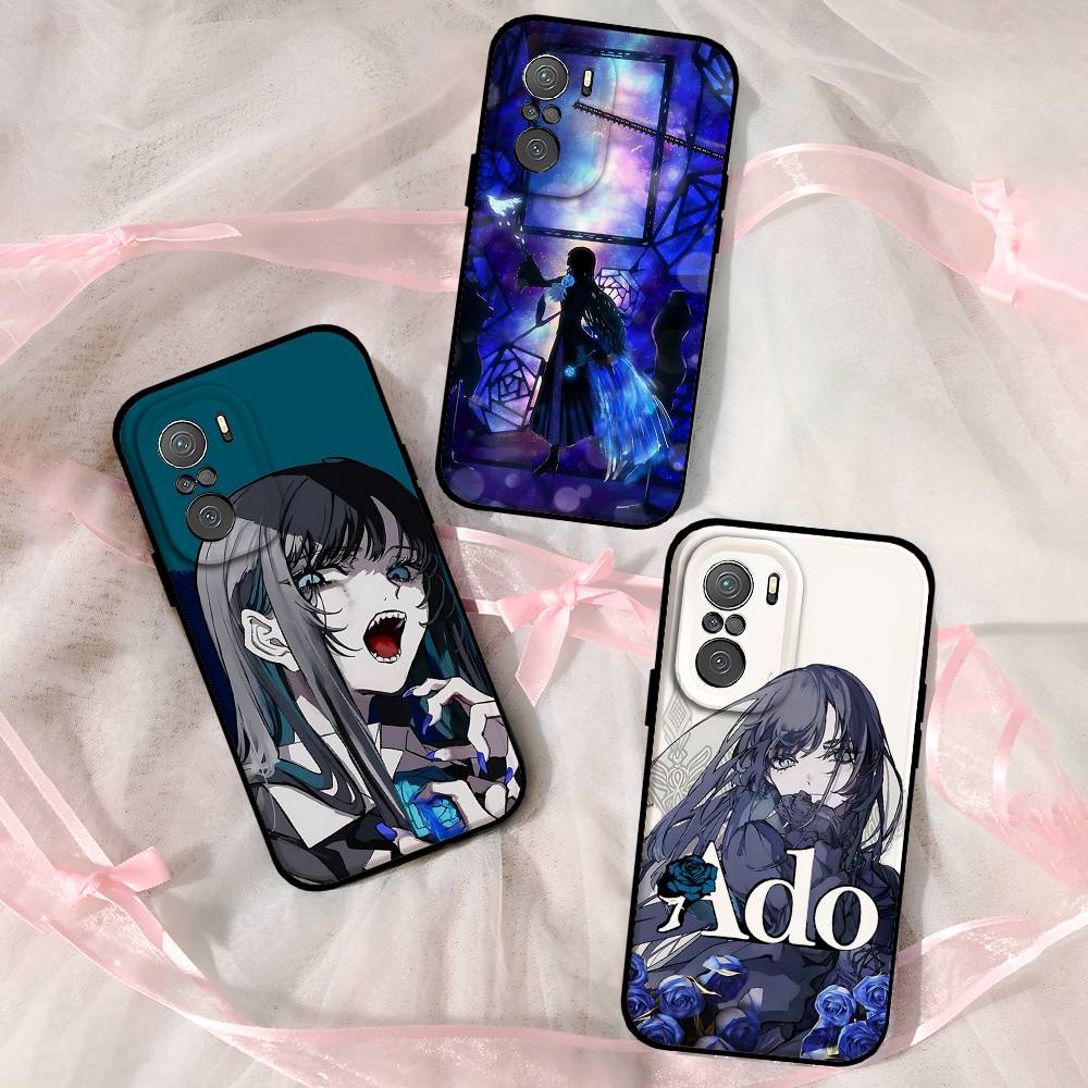 Idol A-Ado Phone Case For Xiaomi 11 12 Redmi Note 11 5G 8T 9A 9 10T Note 8 9 12SUltra Shockproof, Slim, Black,Case