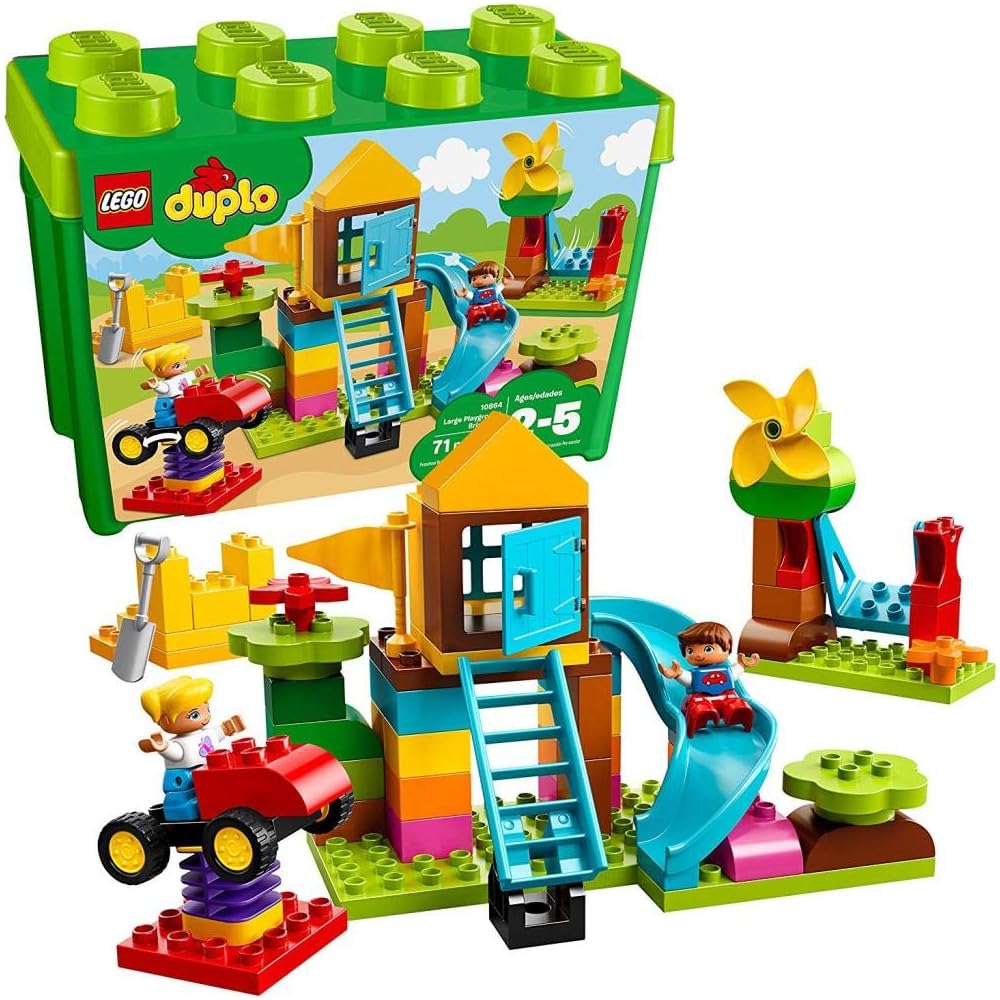 LEGO DUPLO Green Super Deluxe Container Big Park Set 10864 with Building Blocks and Figures