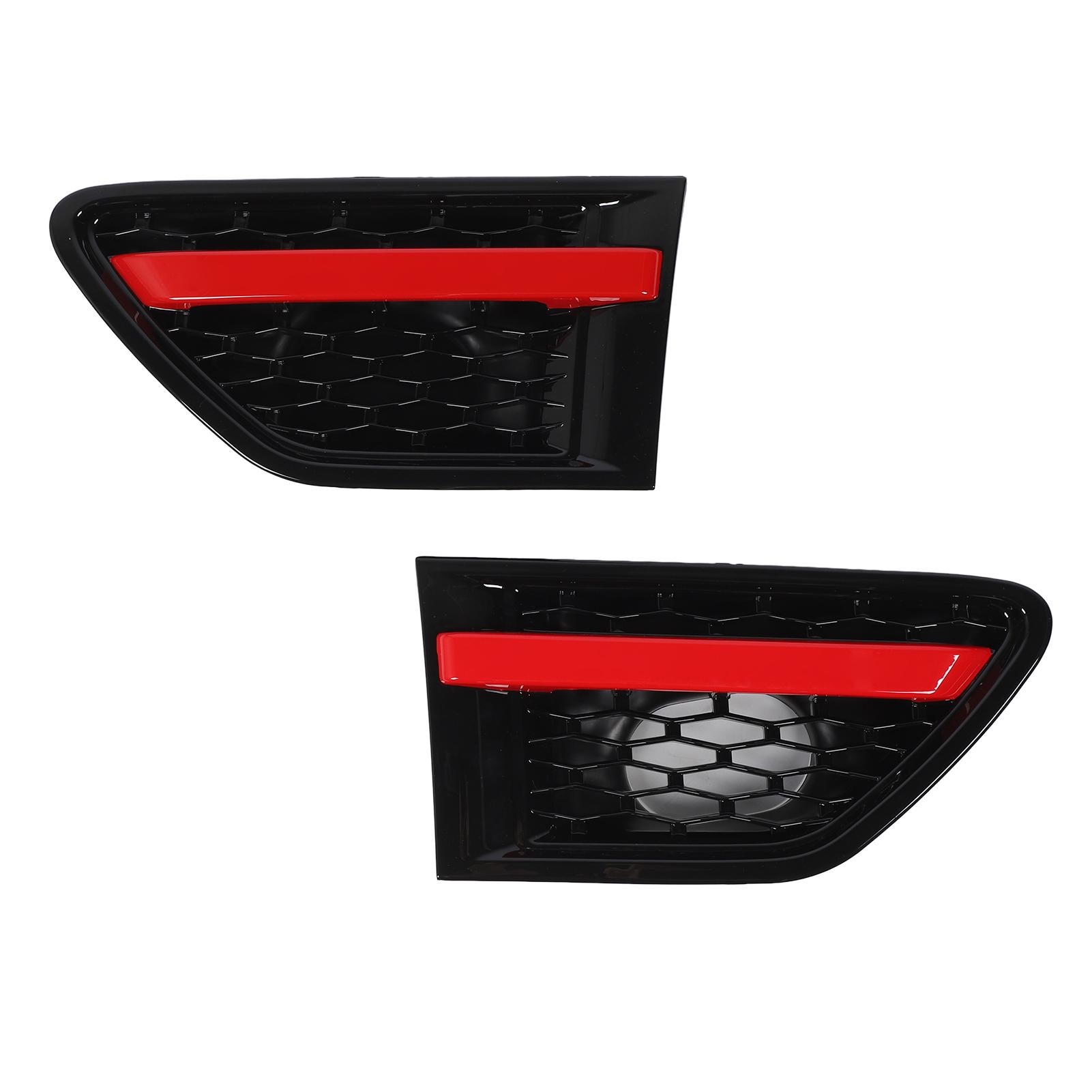 

1 пара решеток воздухозаборников передних боковых крыльев LR006306 левая правая стиль с красной полосой замена для Range Rover Sport L320 2005-