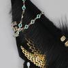 Adult Cartoon Wolf Ears Shape Headband with Dangle Jewelry Easter Hair Hoop