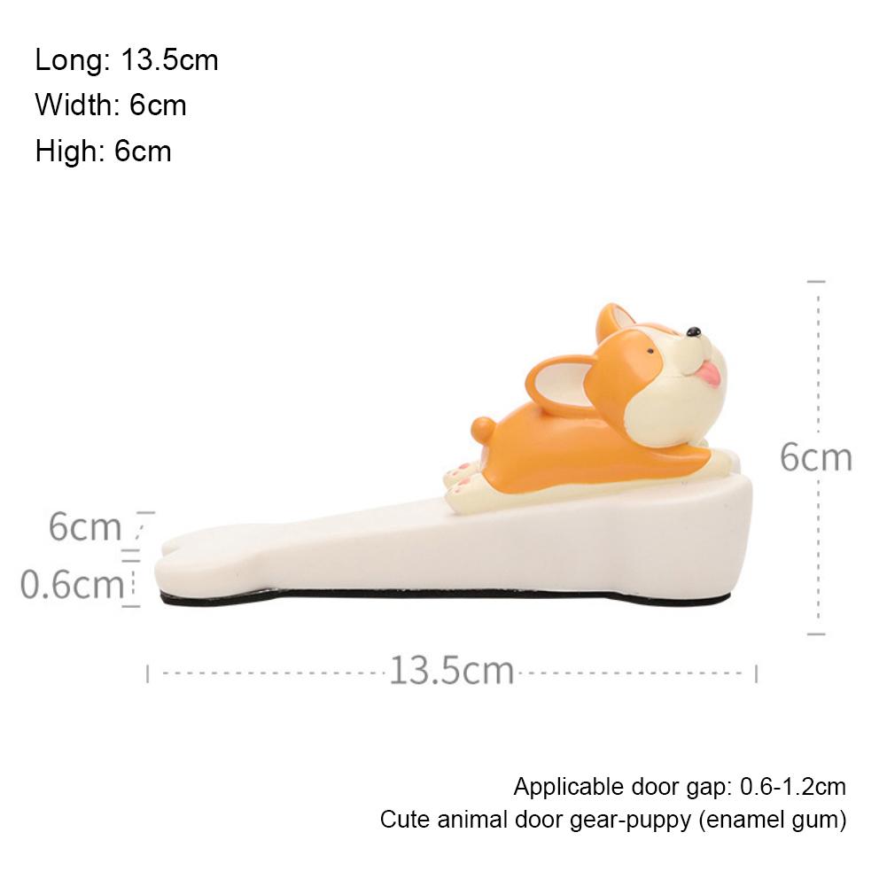 

Дверной стопор в форме животного, клиновой дверной фиксатор, блокирующий предохранитель, предотвращает травмы, нескользящий дверной стопор для защиты семейного офиса