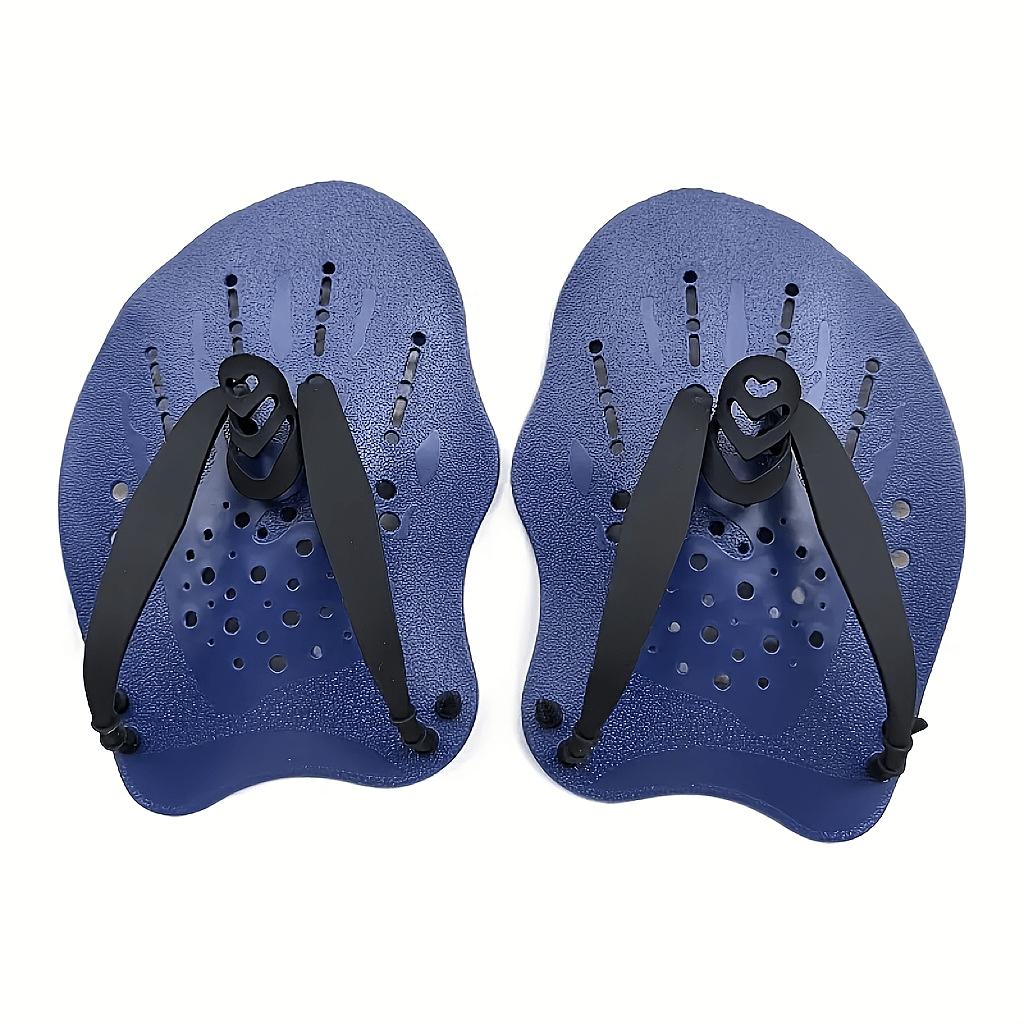 1 Pair Of Hand Paddles For Swimming And Water Training сапфир синий