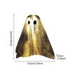 Desktop Halloween Decor Sequin Ghost Halloween Decoration Shiny Sequin Fabric Ghost for Halloween for Bedroom Celebration