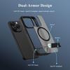 LeReach Le‑Chic Series Magnetic Phone Case Built‑In Hidden Integrated Kickstand Protective Shell For iPhone Anti‑Drop Cover