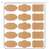500Pcs Label Sticker Adhesive Gift Tages Sticker Krafts Label Sticker for Pantries,Masons Jar,Canning,Spices Bottles J0MC