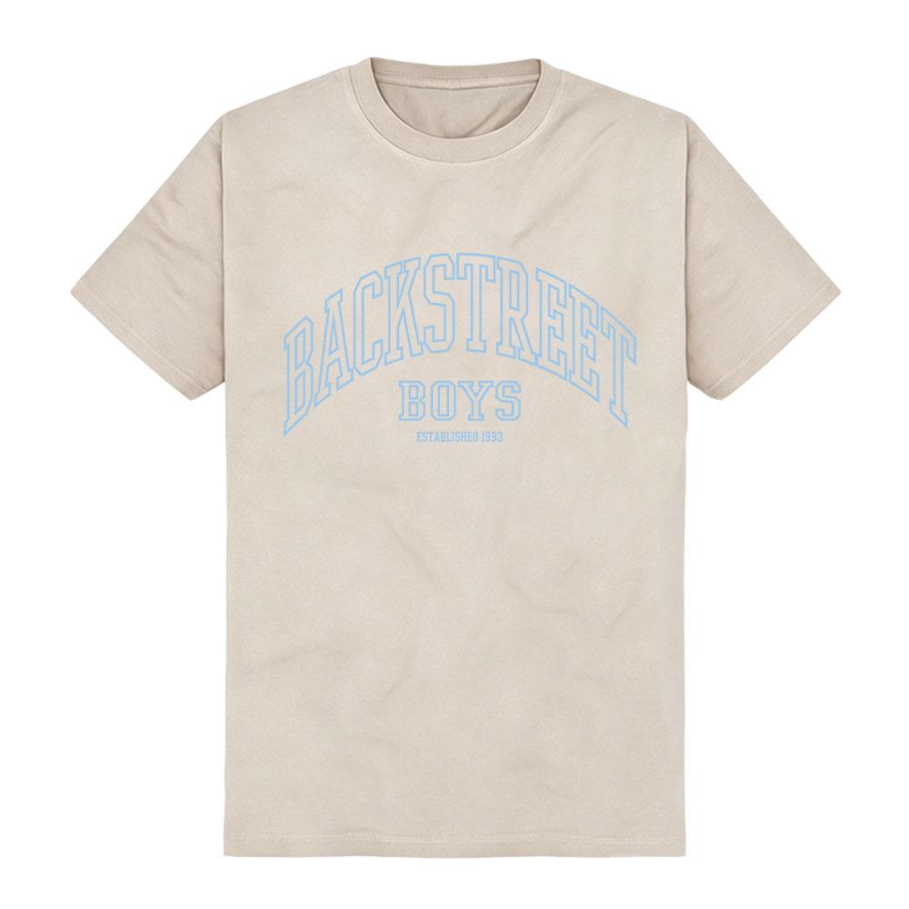 INTO THE MILLENNIUM Camisetas Banda Backstreet Boys Design Camiseta Manga Curta Algodão Macio Camisetas Femininas Casuais Unissex Streetwear