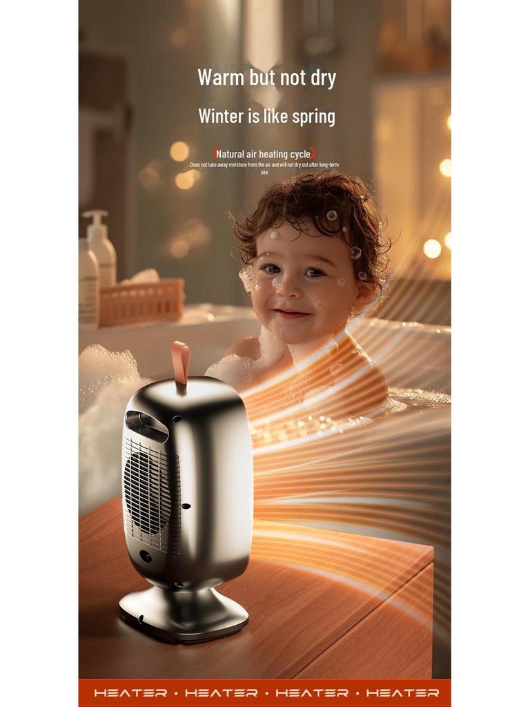 Radiateur de bureau élégant 2025: Ventilateur à Chauffage Rapide pour Maison, Bureau ou Résidence Universitaire