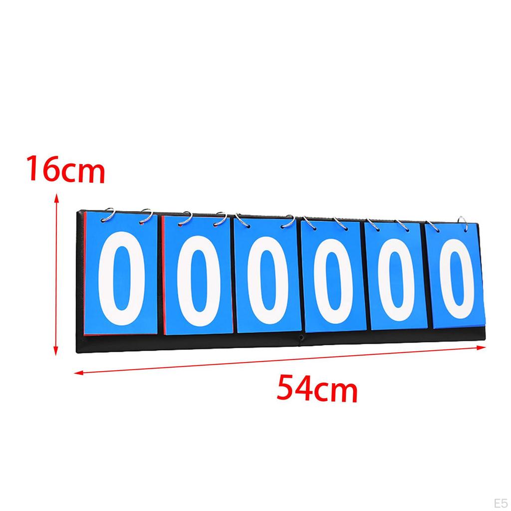 6 Digit Top Score Scorekeeper Scoring for Tennis Basketball Indoor Games
