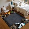 Monster Truck Fußmatte Rutschfest Waschbar Off-Road Truck Druck Teppich für Eingangsbereich Kinderzimmer Spielzimmer Heimdekoration Minimalistisch
