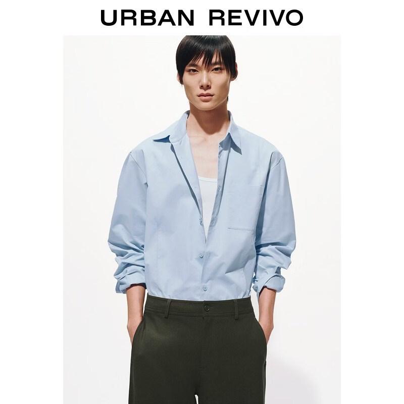 

Men s Spring Casual Lapel Shirt M