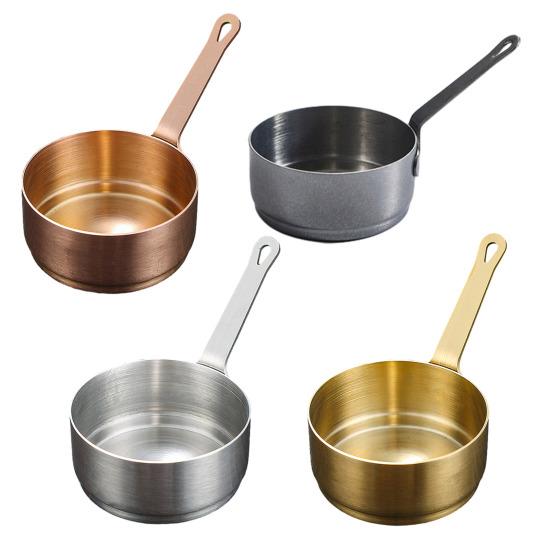 Stainless Steel Sauce Cup with Handle Reusable Metal Dipping Cups Small Condiment Server for Ketchup Appetizers Soy Sauce