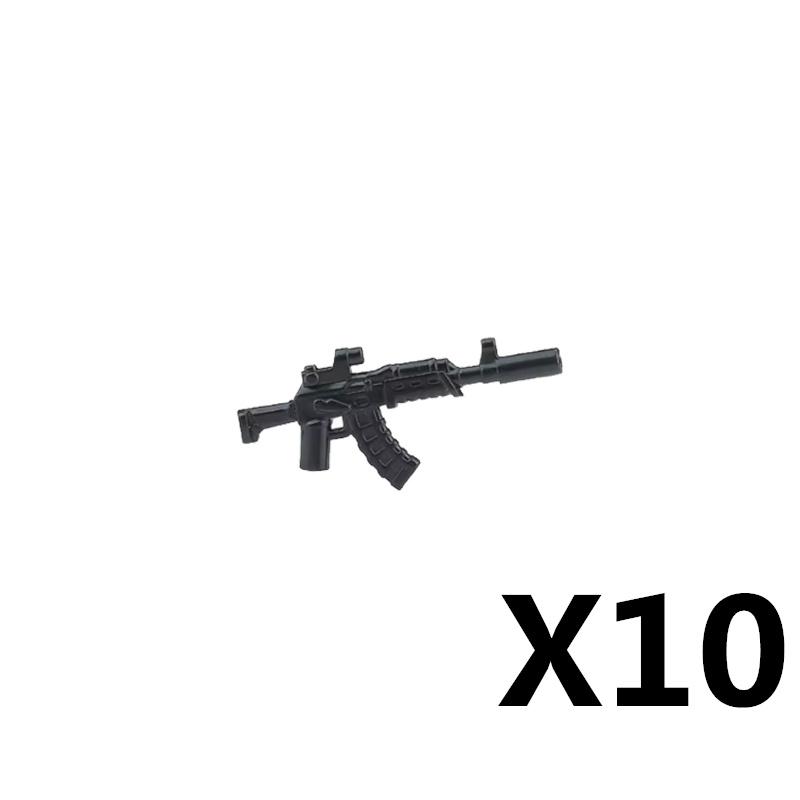 Vojáci Figurky Zbraně Stavebnice Pistole Poposha MP40 Puška AK74 Raketomet Kulka Plamenomet Hračky Dárek T051