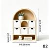 Miniature Dollhouse Storage Cupboard Realistic Furniture Model Decor for 1:12 Scale Doll House DIY Craft Projects
